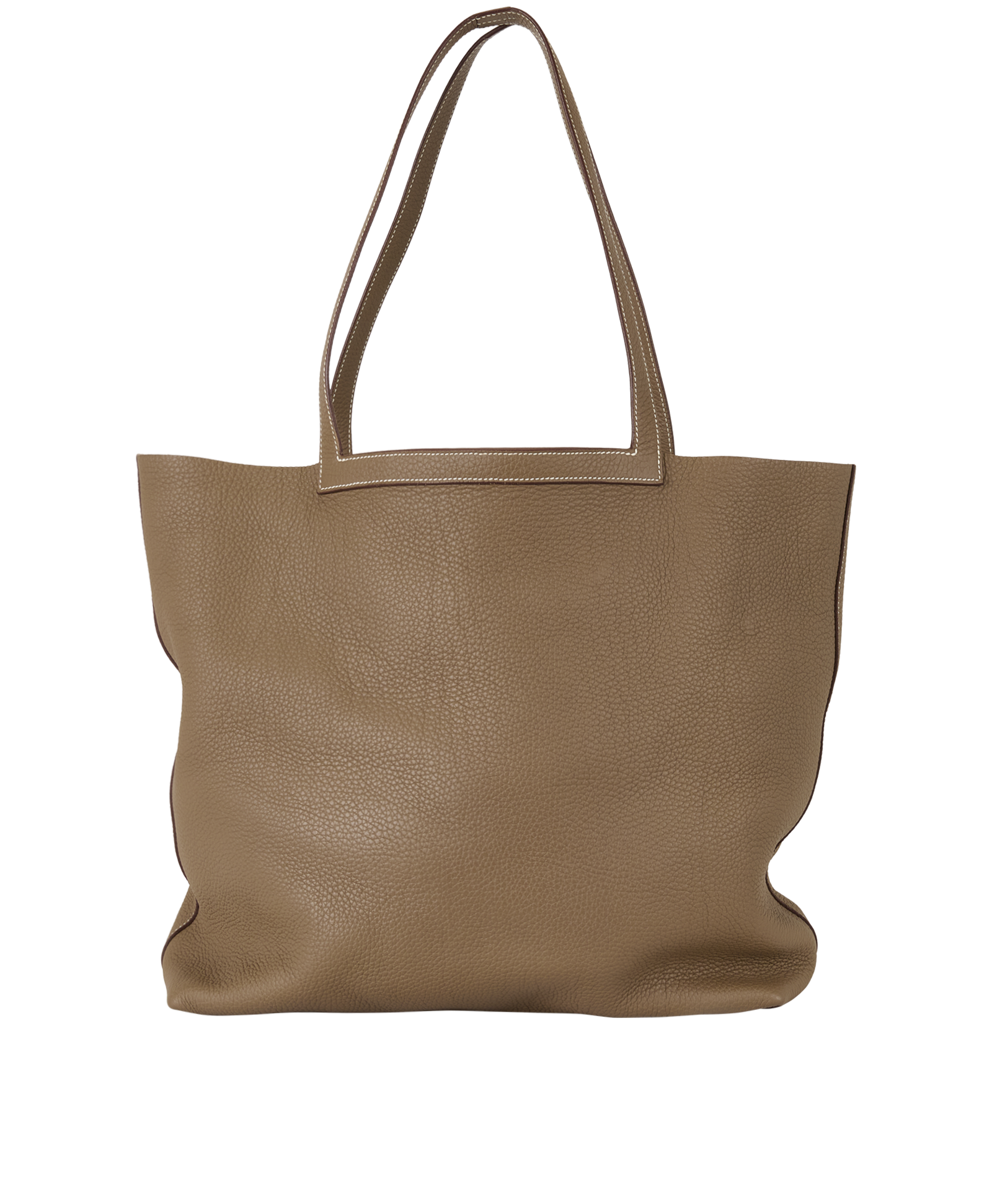 Cabasellier 46 In Taurillon Clemence Etoupe, &pound;2,100, Handbags, Taupe, Leather, Back view